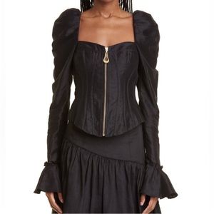 NWT Aje Giselle top